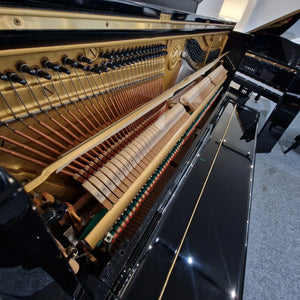 Refurbished Yamaha U1 Upright Piano - Polished Ebony, Japan 1981 | Preston Store