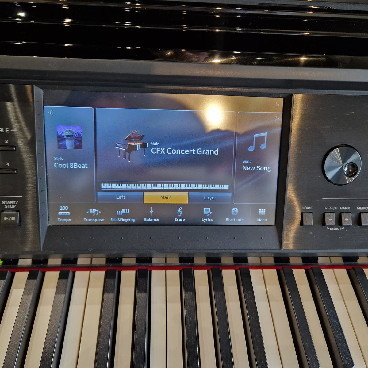 Second Hand Yamaha CVP-809GP Digital Grand Piano - Polished Ebony | Preston Store