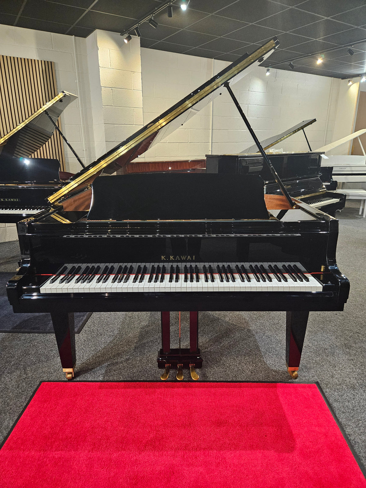 Second Hand Kawai GL-30 Acoustic Grand Piano Polished Ebony