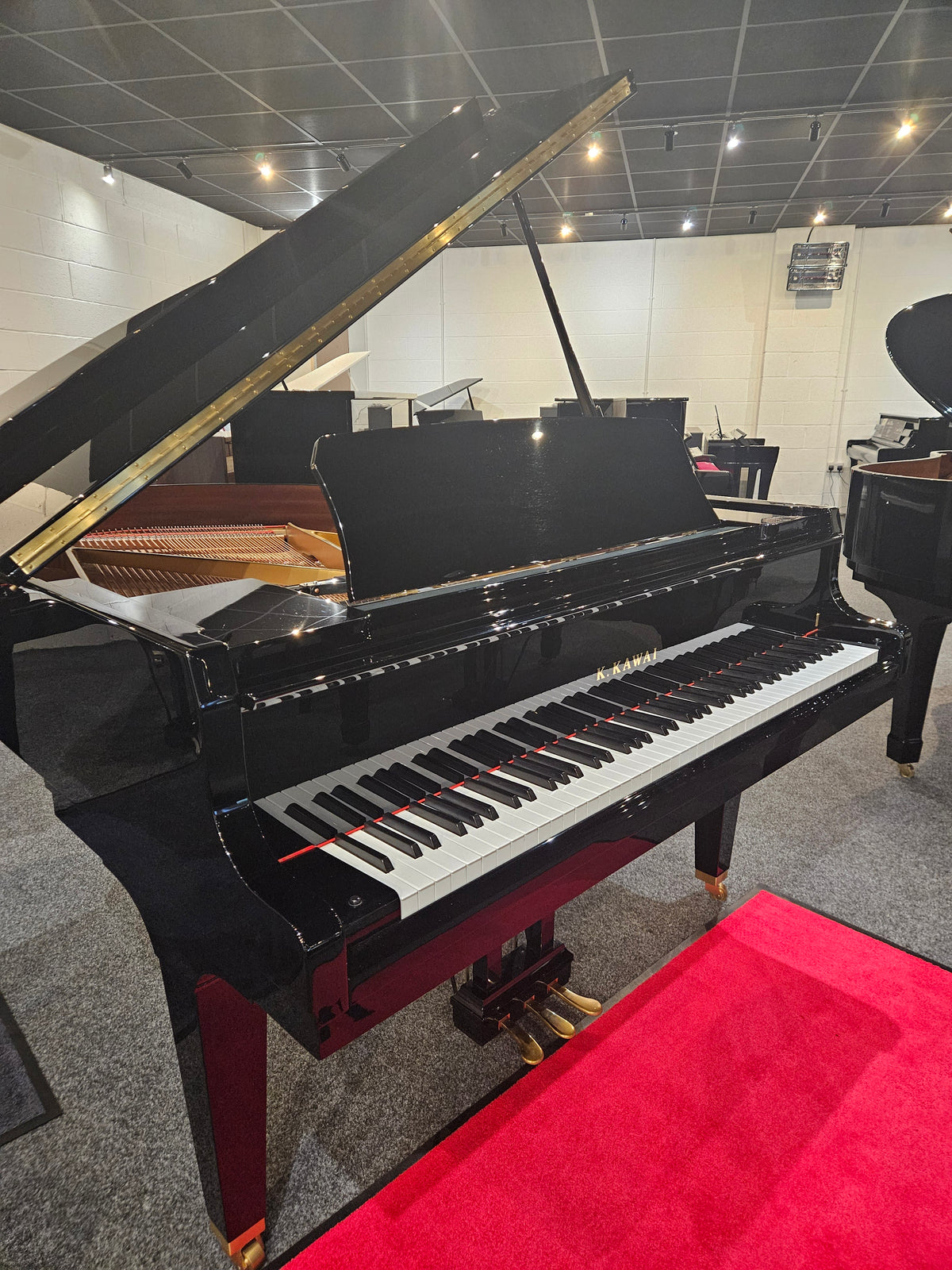 Second Hand Kawai GL-30 Acoustic Grand Piano Polished Ebony