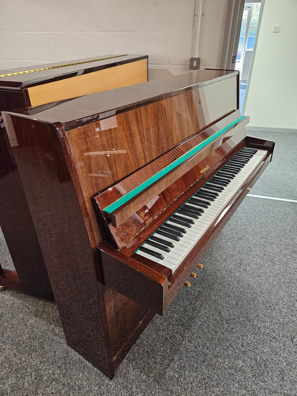 Secondhand Weinbach Acoustic Upright Piano Polished Mahogany