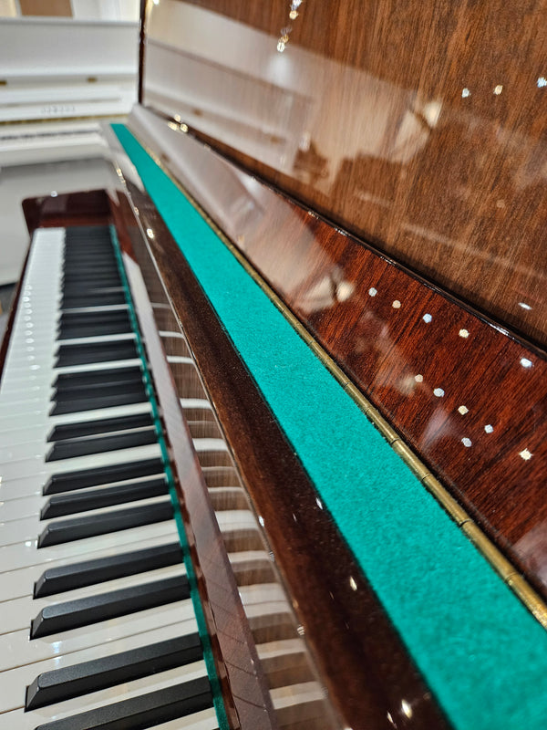 Secondhand Weinbach Acoustic Upright Piano Polished Mahogany