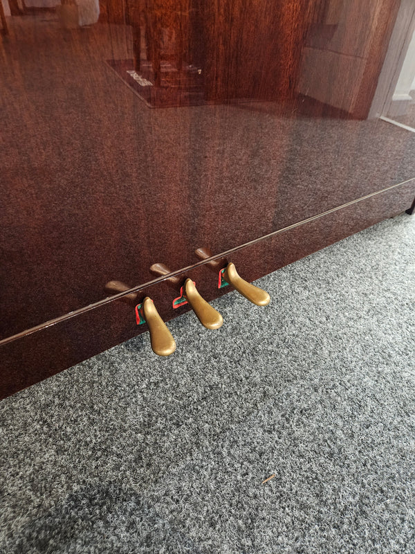 Secondhand Weinbach Acoustic Upright Piano Polished Mahogany