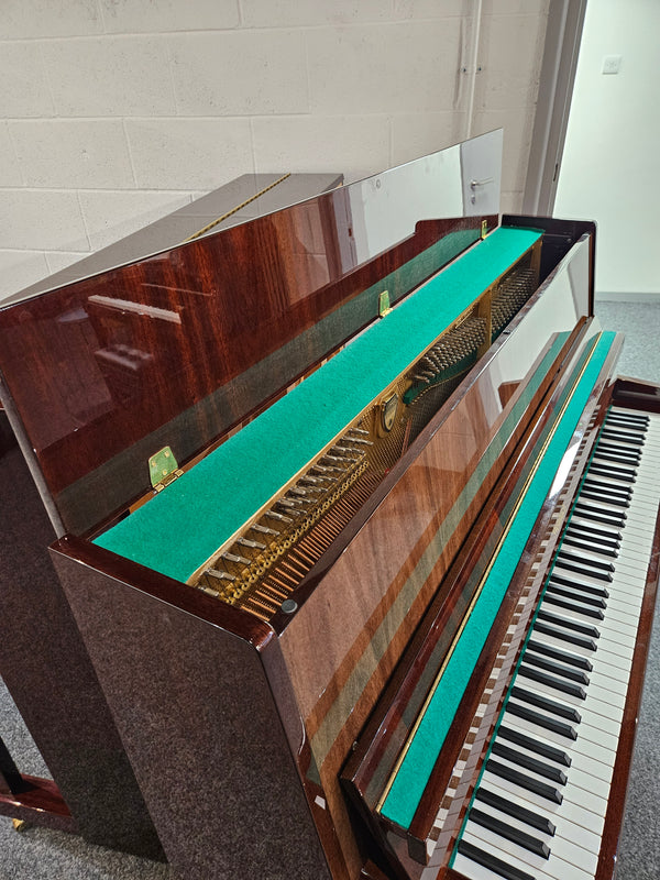 Secondhand Weinbach Acoustic Upright Piano Polished Mahogany