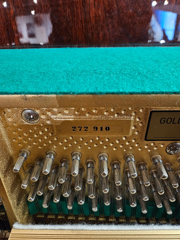 Secondhand Weinbach Acoustic Upright Piano Polished Mahogany
