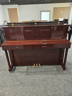 Ex Demo Yamaha B2E Acoustic Upright Piano Polished Mahogany