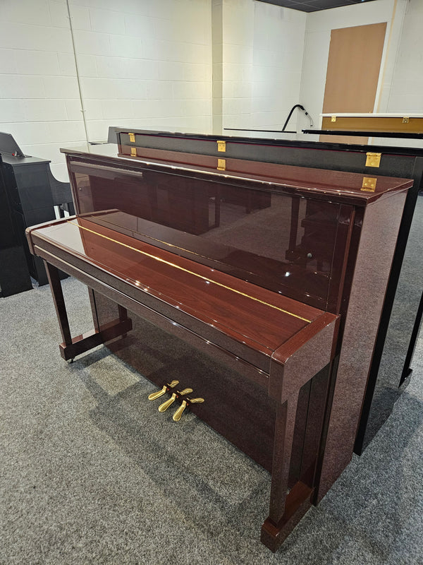 Ex Demo Yamaha B2E Acoustic Upright Piano Polished Mahogany