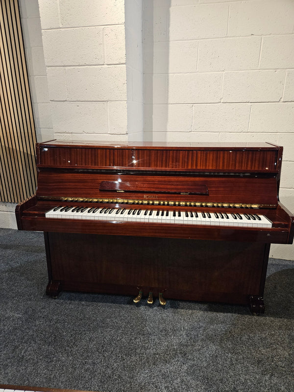 Secondhand Royale RS-11 Upright Piano Polished Mahogany