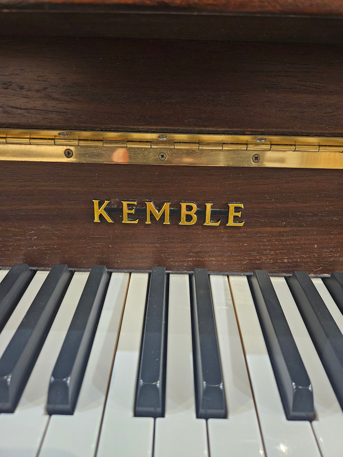 Secondhand Kemble Classic Acoustic Upright Piano Satin Walnut 7 Octaves
