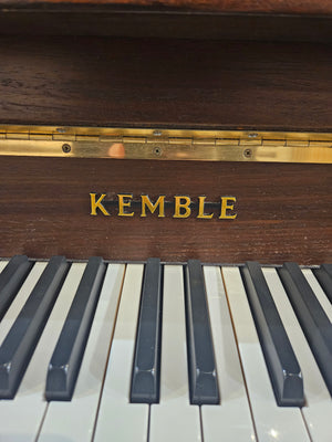 Secondhand Kemble Classic Acoustic Upright Piano Satin Walnut 7 Octaves