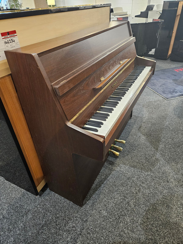 Secondhand Kemble Classic Acoustic Upright Piano Satin Walnut 7 Octaves