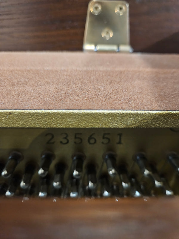 Secondhand Kemble Classic Acoustic Upright Piano Satin Walnut 7 Octaves
