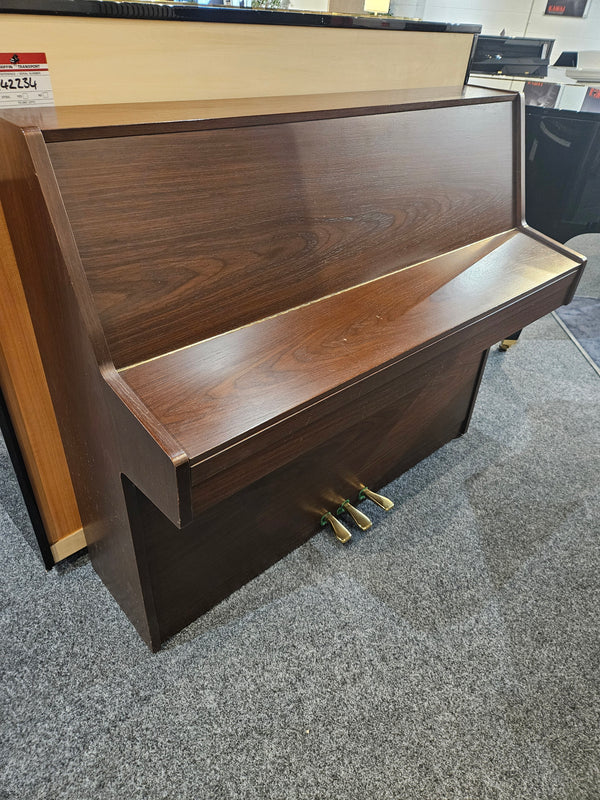 Secondhand Kemble Classic Acoustic Upright Piano Satin Walnut 7 Octaves