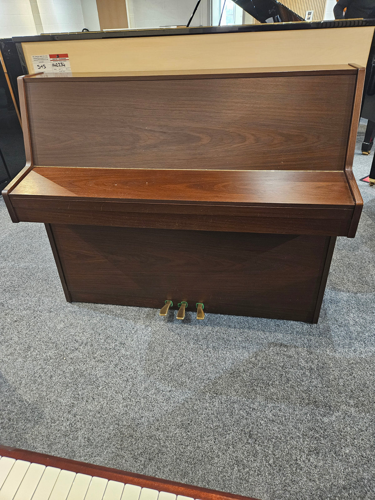 Secondhand Kemble Classic Acoustic Upright Piano Satin Walnut 7 Octaves