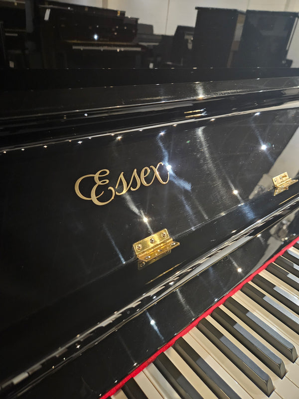 Ex-Lease Essex EUP-123 Acoustic Upright Piano Polished Ebony