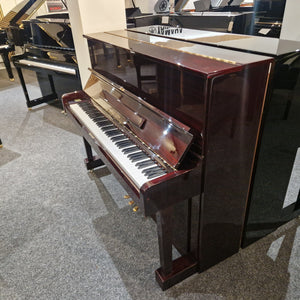 Secondhand Reid-Sohn SU121 Upright Piano Polished Mahogany