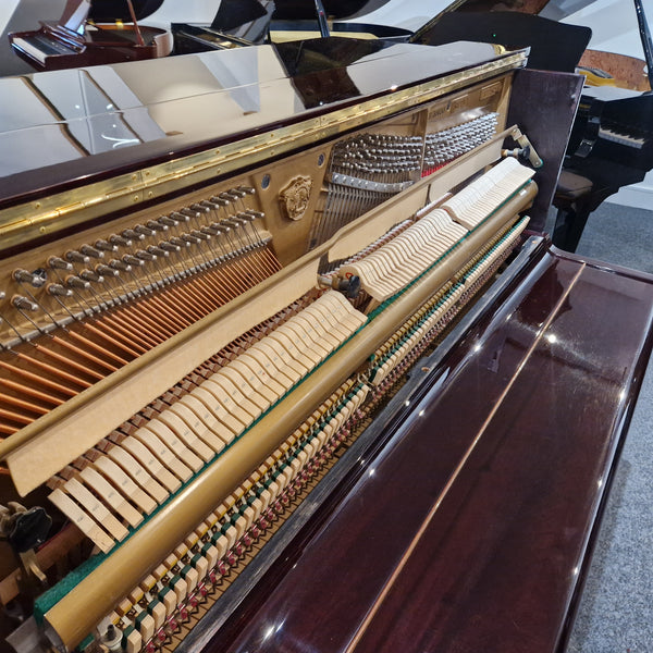 Secondhand Reid-Sohn SU121 Upright Piano Polished Mahogany