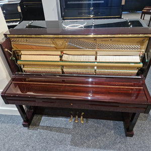 Secondhand Reid-Sohn SU121 Upright Piano Polished Mahogany