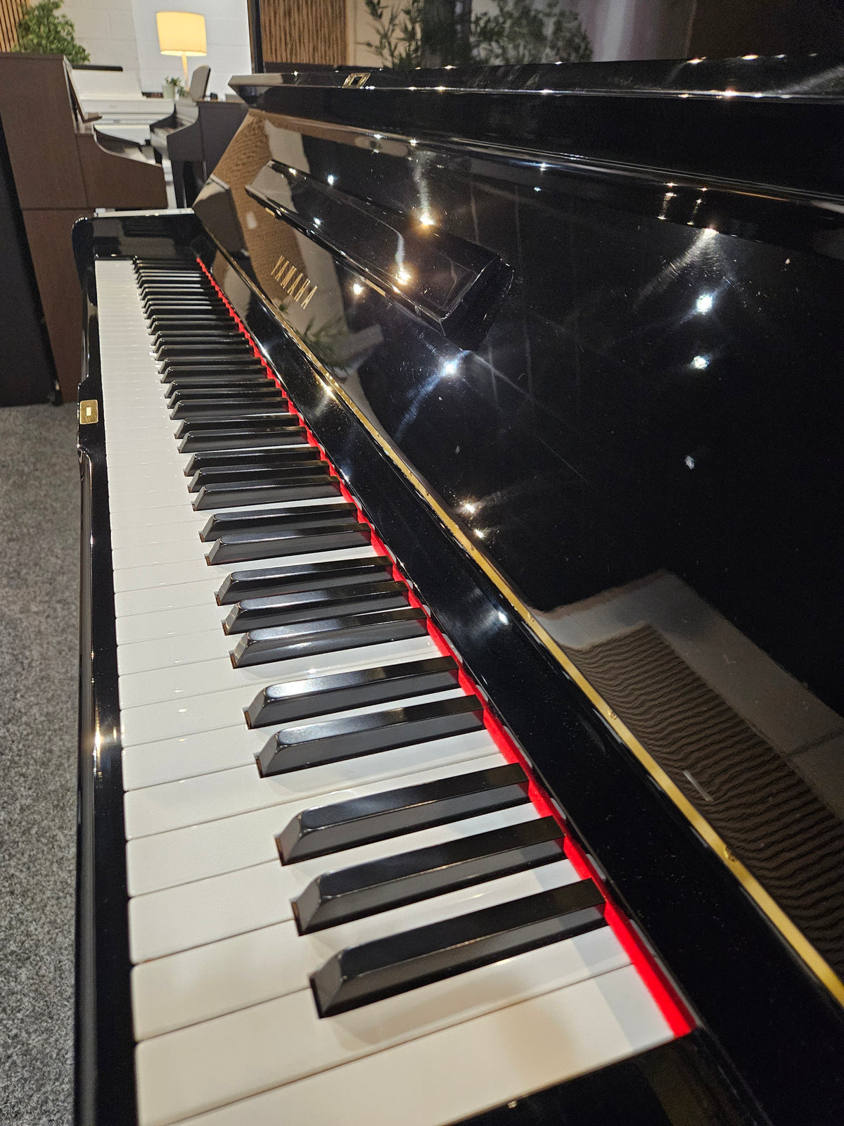 Secondhand Yamaha U3H Acoustic Upright Piano Polished Ebony