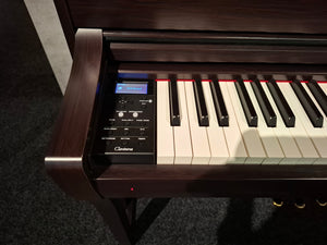 Secondhand Yamaha CLP-675 Clavinova Digital Piano Dark Walnut