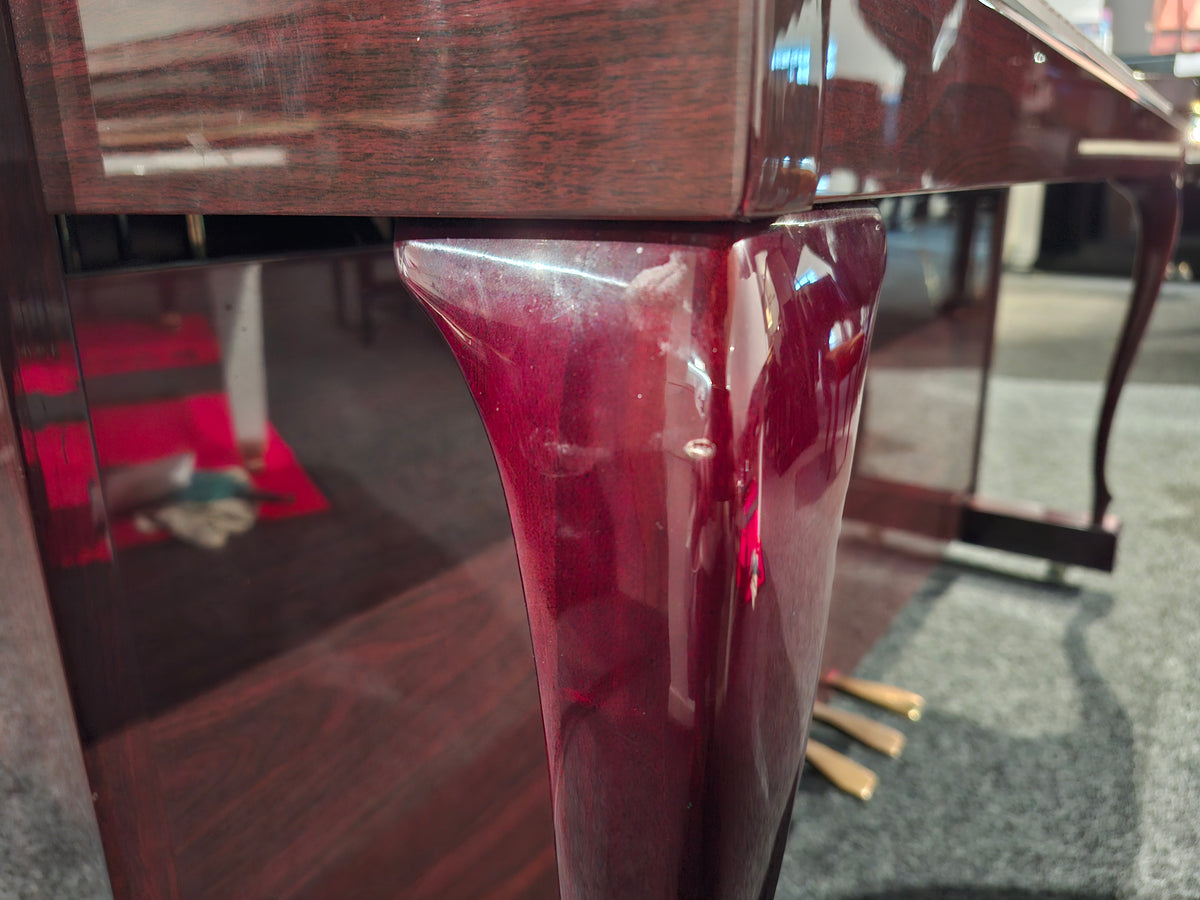Secondhand Yamaha LU110T Acoustic Upright Piano Polished Mahogany