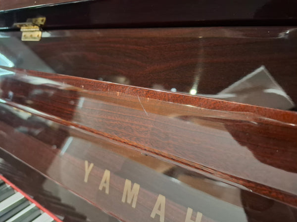 Secondhand Yamaha LU110T Acoustic Upright Piano Polished Mahogany