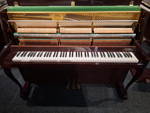 Secondhand Yamaha LU110T Acoustic Upright Piano Polished Mahogany