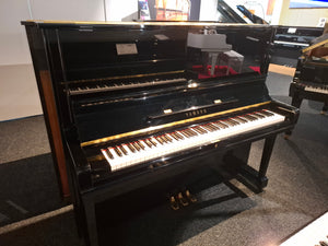 Refurbished Yamaha U3H Acoustic Upright Piano Polished Ebony - Japan, 1973
