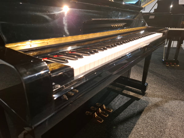 Refurbished Yamaha U3H Acoustic Upright Piano Polished Ebony - Japan, 1973