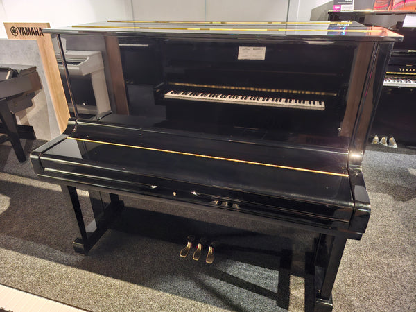 Refurbished Yamaha U3H Acoustic Upright Piano Polished Ebony - Japan, 1973