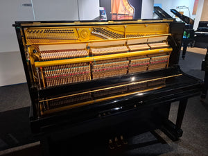 Refurbished Yamaha U3H Acoustic Upright Piano Polished Ebony - Japan, 1973