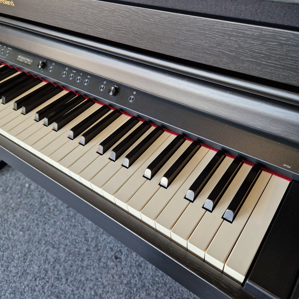 Secondhand Roland HP704 Premium Concert Class Digital Piano Charcoal Black