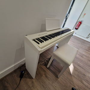 Second Hand Roland FP30X Digital Piano White with KSC70WH Stand & Matching Piano Stool