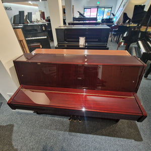 Secondhand Kawai K15 Upright Piano Polished Mahogany
