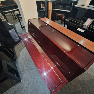 Secondhand Kawai K15 Upright Piano Polished Mahogany