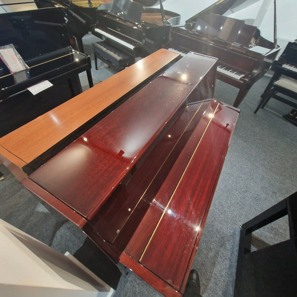 Secondhand Kawai K15 Upright Piano Polished Mahogany