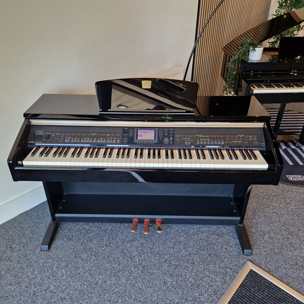 Second Hand Yamaha CVP401 Clavinova Digital Piano in Polished Ebony