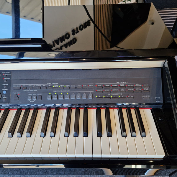 Second Hand Yamaha CVP401 Clavinova Digital Piano in Polished Ebony
