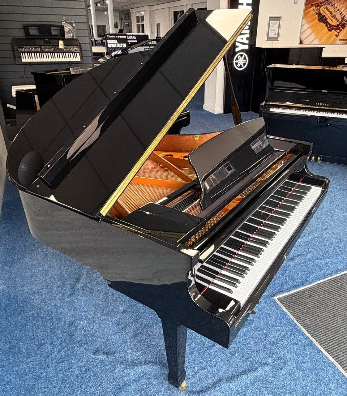 Secondhand Bentley GP148 Grand Piano Polished Ebony