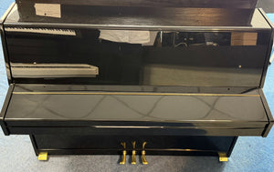 Secondhand Schaefer 109 Upright Piano Polished Ebony | Bolton Store