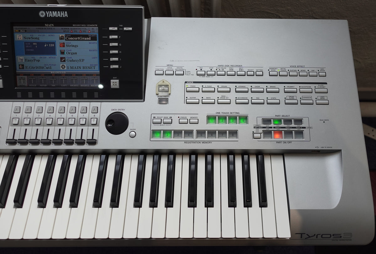 Secondhand Yamaha Tyros 3 Keyboard Workstation | No Speakers | Bolton Store
