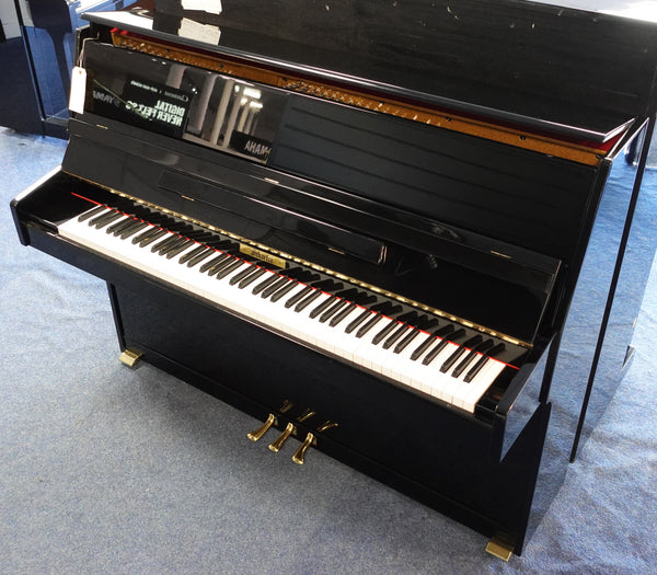 Secondhand Schaefer 109 Upright Piano Polished Ebony