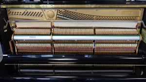 Secondhand Kawai KU-3B Upright Piano Polished Ebony Made In Japan 1971