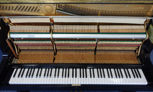 Secondhand Kawai KU-3B Upright Piano Polished Ebony Made In Japan 1971