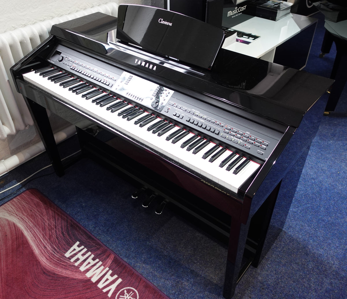 Secondhand Yamaha CVP701 Clavinova Digital Piano Polished Ebony