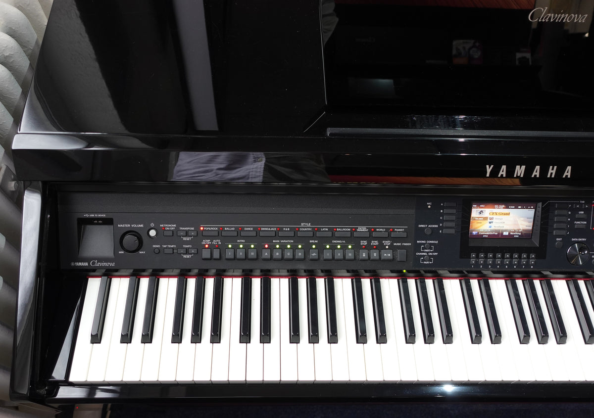 Secondhand Yamaha CVP701 Clavinova Digital Piano Polished Ebony