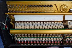 Refurbished Yamaha U1 Upright Piano - Polished Ebony, Japan 1975