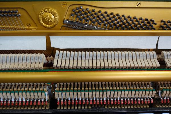 Refurbished Yamaha U1 Upright Piano - Polished Ebony, Japan 1975