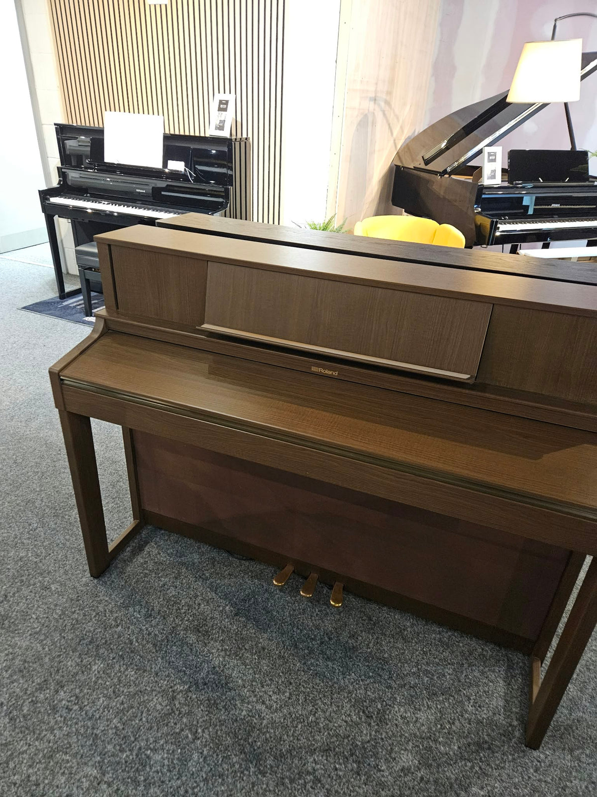 Secondhand Roland LX7 Digital Piano Brown Walnut