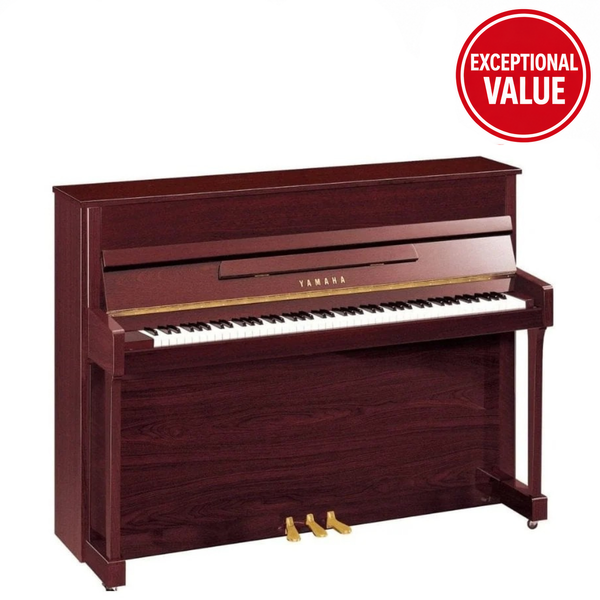 Yamaha B2E Acoustic Upright Piano Polished Mahogany